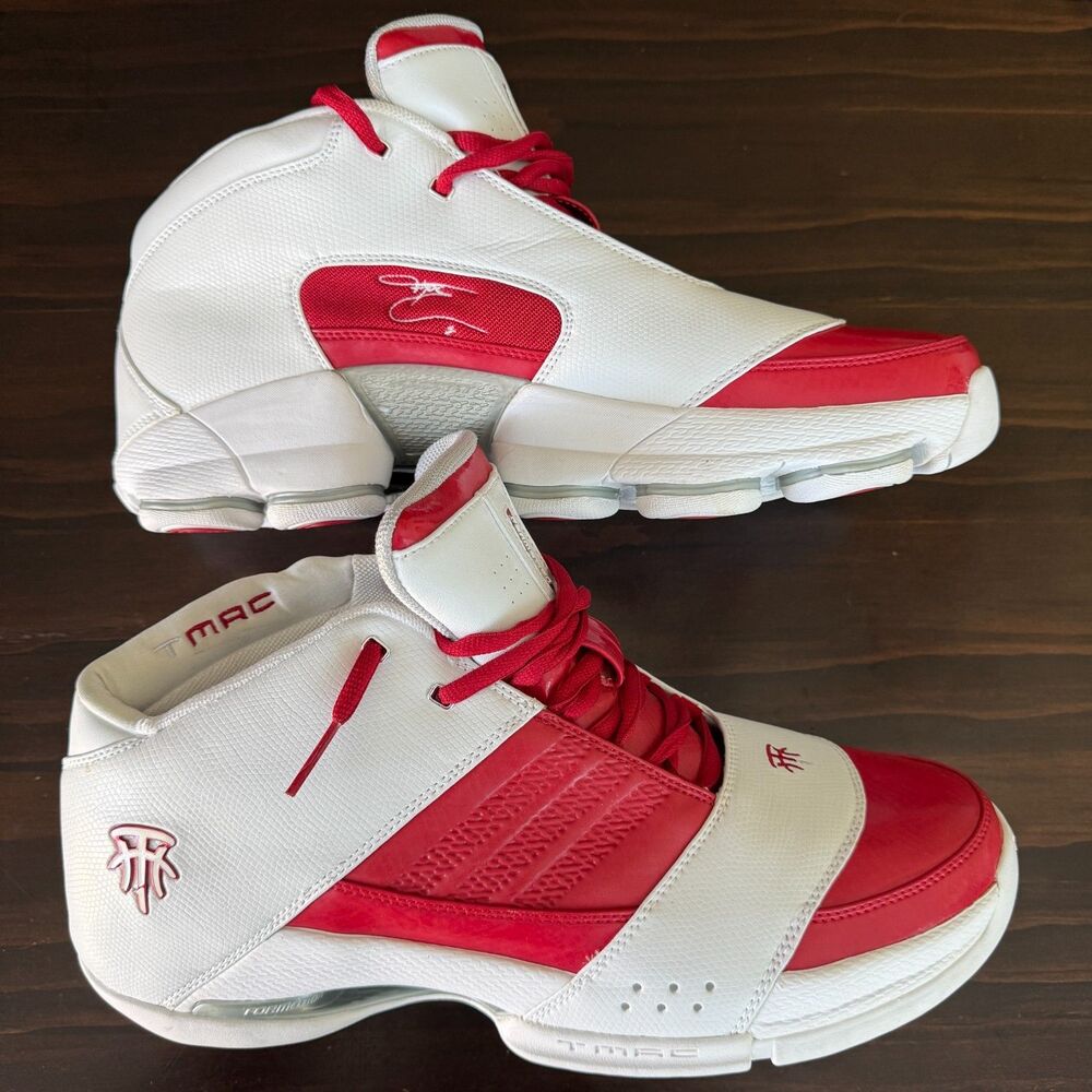 Size 15 - Adidas T-Mac 1 Tracy McGrady Retro 2006 White Red Formotion Men’s